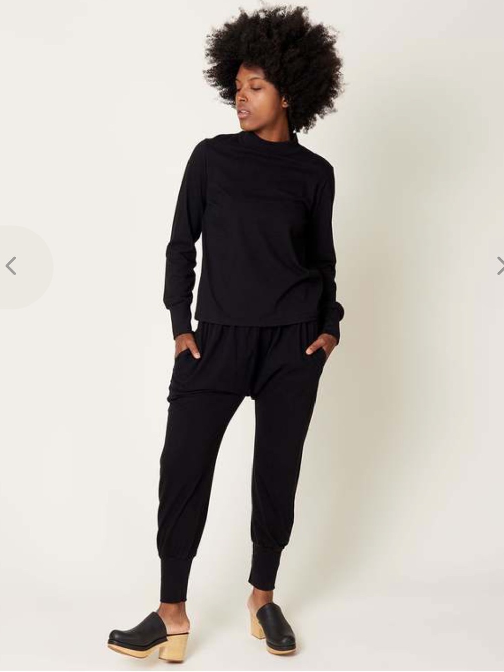 Wol hide long John jogger pants